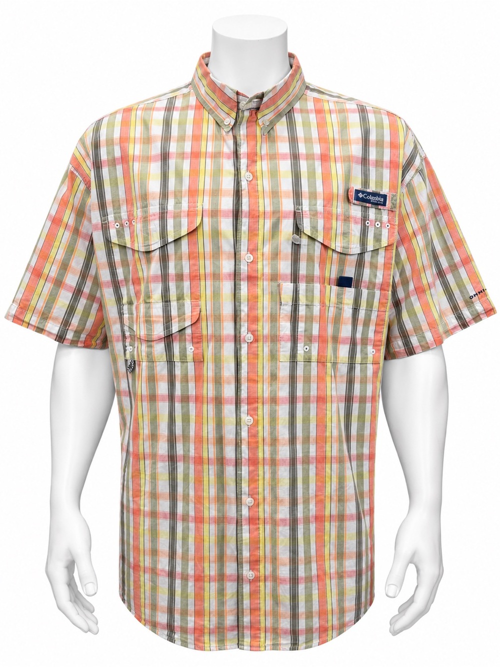 Columbia PFG Sportswear Omni Shade Super Bonehead Vented Fishing Shirt XXL 2TG